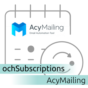 AcyMailing Subscriptions 3.1.0 for Joomla 5.1+